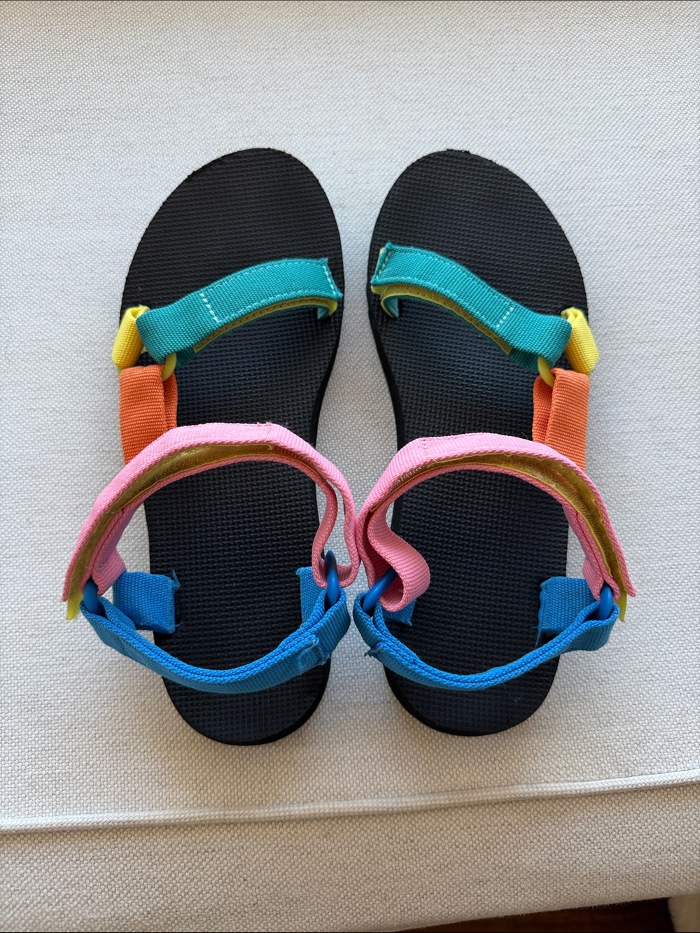 Teva Women's Multicolor Strap Sandals - Pink, Blue, Turquoise